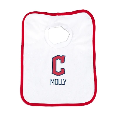 Infant Chad & Jake Cleveland Guardians Personalized Block C Bib