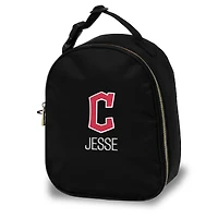 Chad & Jake Black Cleveland Guardians Personalized Block C Insulated Bag
