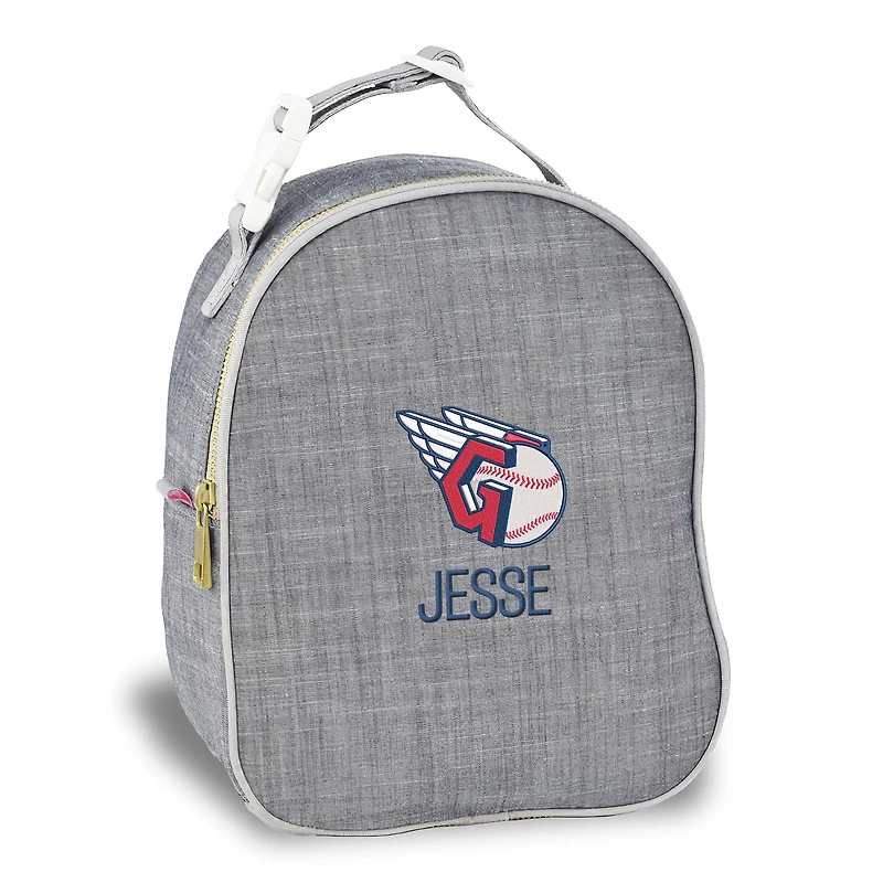 Chad & Jake Gray Cleveland Guardians Personalized Primary Logo Insulated Bag