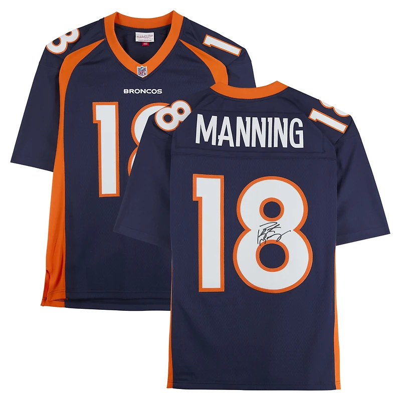 Peyton Manning Denver Broncos Autographed Navy Mitchell & Ness 2015 Legacy Jersey