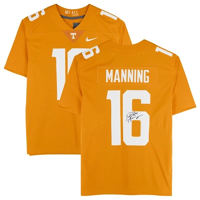 Peyton Manning Tennessee Volunteers Autographed Tennesee Orange Nike Limited Jersey