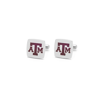 FanDrip Silver Texas A&M Aggies Cufflinks