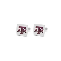 FanDrip Silver Texas A&M Aggies Cufflinks