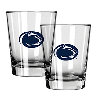 The Memory Company Penn State Nittany Lions 15oz. Two-Pack Rocks Glass Gift Set