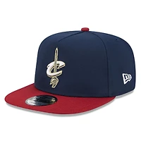 Men's New Era Navy/Wine Cleveland Cavaliers 2025/26 Classic Edition Jersey Hook A-Frame 9FIFTY Snapback Hat