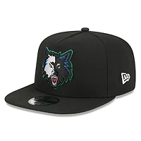 Men's New Era Black Minnesota Timberwolves 2025/26 Classic Edition Jersey Hook A-Frame 9FIFTY Snapback Hat