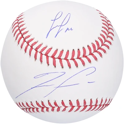 Ronald Acuña Jr. Atlanta Braves & Luisangel Acuña New York Mets Autographed Baseball
