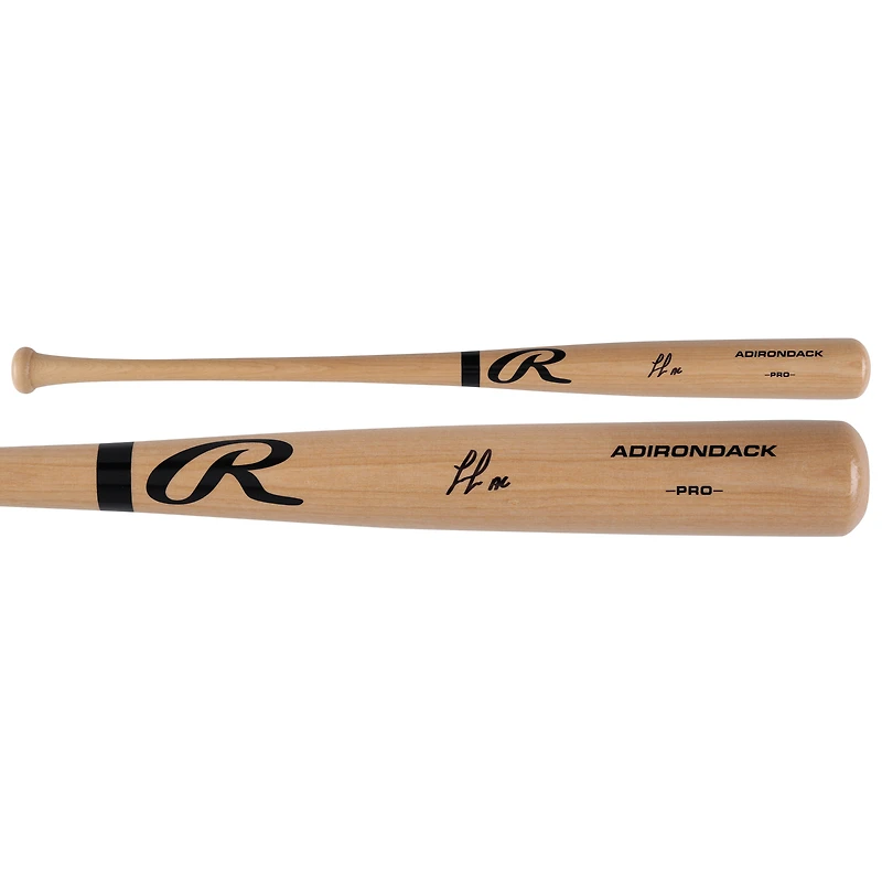 Luisangel Acuña New York Mets Autographed Blonde Rawlings Pro Bat