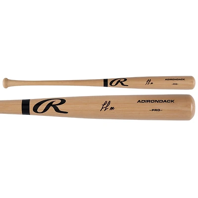 Luisangel Acuña New York Mets Autographed Blonde Rawlings Pro Bat