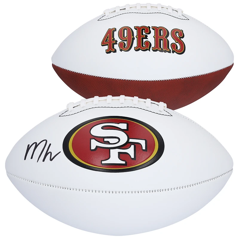 Mykel Williams San Francisco 49ers Autographed Franklin White Panel Football