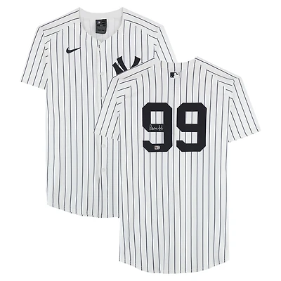 Aaron Judge New York Yankees Autographed White Nike Elite Jersey
