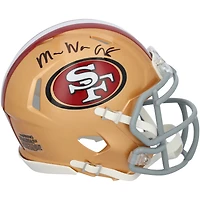 Mykel Williams San Francisco 49ers Autographed Riddell Speed Mini Helmet