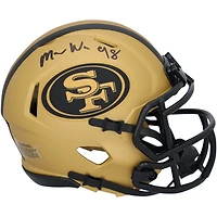 Mykel Williams San Francisco 49ers Autographed Riddell Rave Speed Mini Helmet