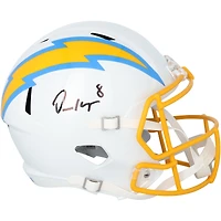 Omarion Hampton Los Angeles Chargers Autographed Riddell Speed Replica Helmet