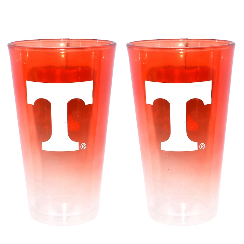 The Memory Company Tennessee Volunteers Two-Pack 16oz. Ombre Pint Glass Set