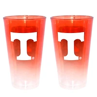 The Memory Company Tennessee Volunteers Two-Pack 16oz. Ombre Pint Glass Set