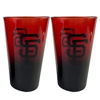 The Memory Company San Francisco Giants Two-Pack 16oz. Ombre Pint Glass Set