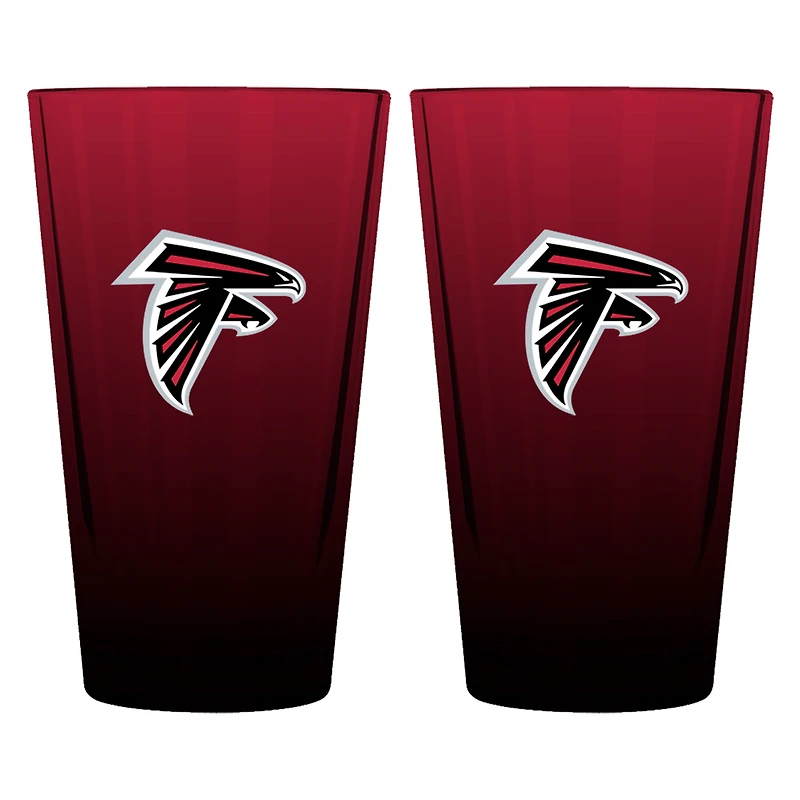 The Memory Company Atlanta Falcons Two-Pack 16oz. Ombre Pint Glass Set