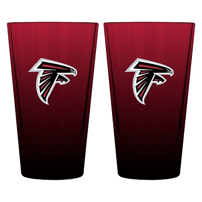 The Memory Company Atlanta Falcons Two-Pack 16oz. Ombre Pint Glass Set