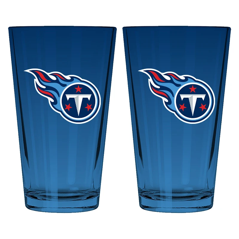 The Memory Company Tennessee Titans Two-Pack 16oz. Ombre Pint Glass Set