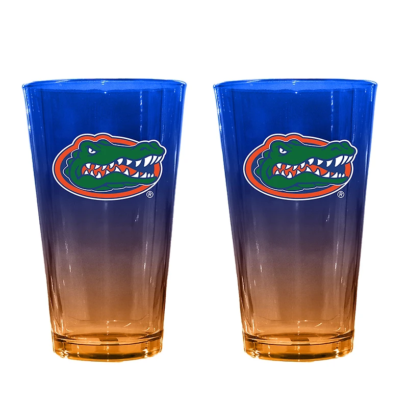 The Memory Company Florida Gators Two-Pack 16oz. Ombre Pint Glass Set