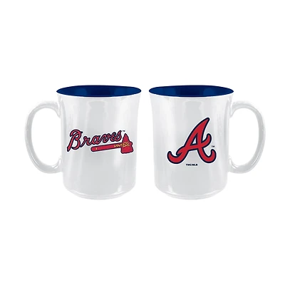 The Memory Company Atlanta Braves 2-Pack 15oz. Iridescent Ceramic Mug Set