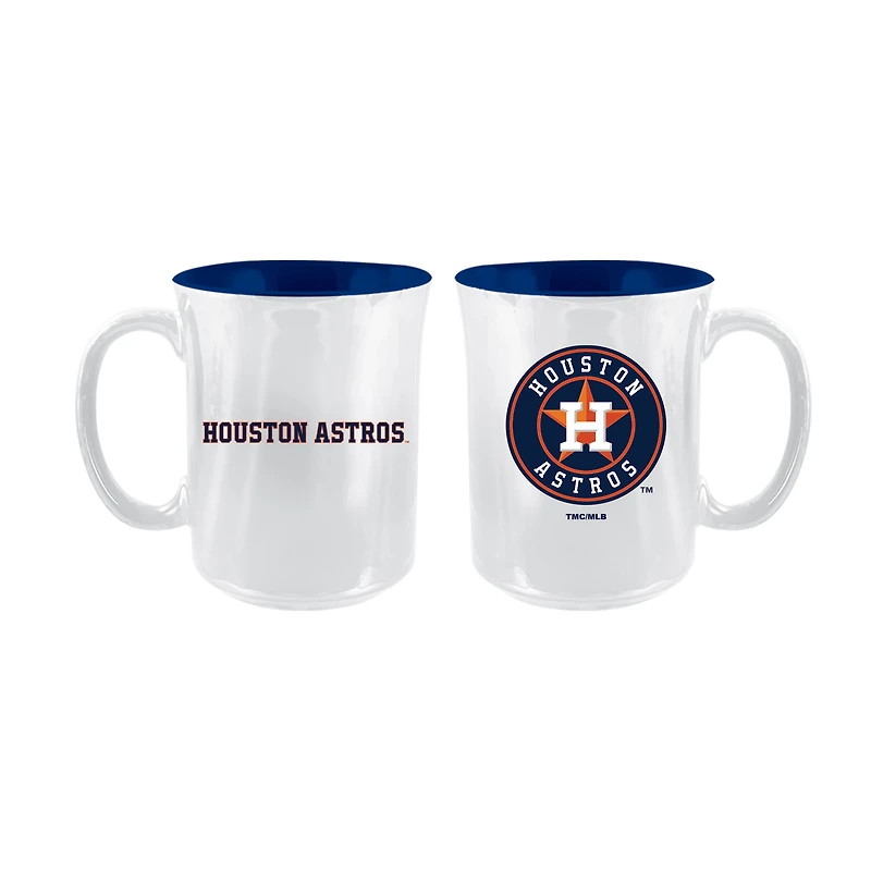 The Memory Company Houston Astros 2-Pack 15oz. Iridescent Ceramic Mug Set