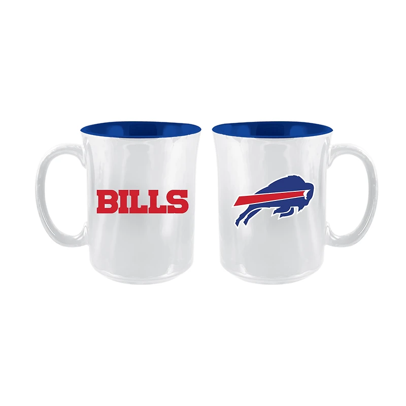 The Memory Company Buffalo Bills 2-Pack 15oz. Iridescent Ceramic Mug Set