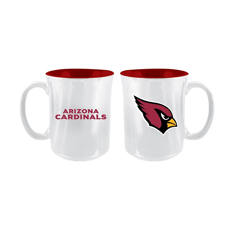 The Memory Company Arizona Cardinals 2-Pack 15oz. Iridescent Ceramic Mug Set