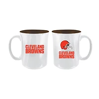 The Memory Company Cleveland Browns 2-Pack 15oz. Iridescent Ceramic Mug Set