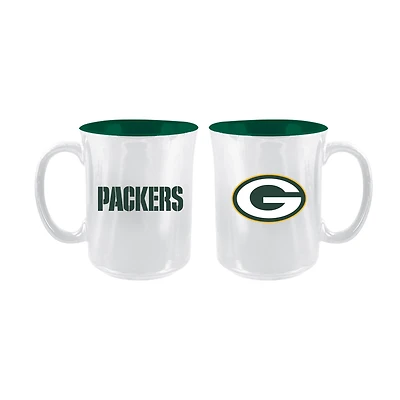 The Memory Company Green Bay Packers 2-Pack 15oz. Iridescent Ceramic Mug Set