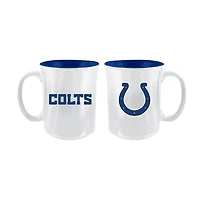 The Memory Company Indianapolis Colts 2-Pack 15oz. Iridescent Ceramic Mug Set