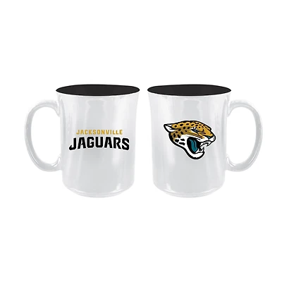The Memory Company Jacksonville Jaguars 2-Pack 15oz. Iridescent Ceramic Mug Set