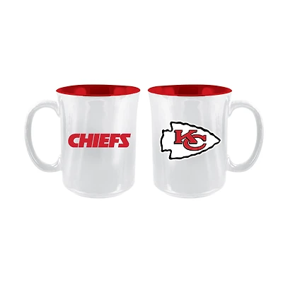 The Memory Company Kansas City Chiefs 2-Pack 15oz. Iridescent Ceramic Mug Set
