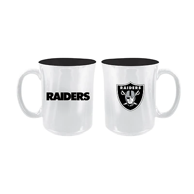 The Memory Company Las Vegas Raiders 2-Pack 15oz. Iridescent Ceramic Mug Set