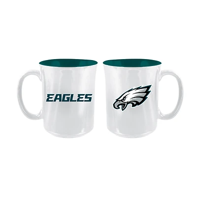 The Memory Company Philadelphia Eagles 2-Pack 15oz. Iridescent Ceramic Mug Set
