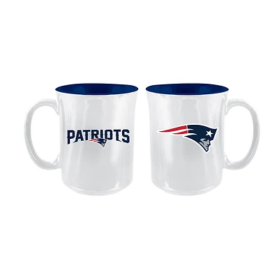 The Memory Company New England Patriots 2-Pack 15oz. Iridescent Ceramic Mug Set