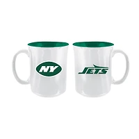 The Memory Company New York Jets 2-Pack 15oz. Iridescent Ceramic Mug Set