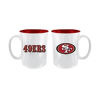 The Memory Company San Francisco 49ers 2-Pack 15oz. Iridescent Ceramic Mug Set