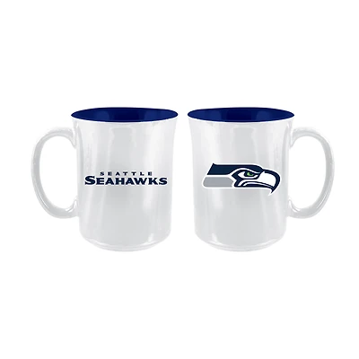 The Memory Company Seattle Seahawks 2-Pack 15oz. Iridescent Ceramic Mug Set