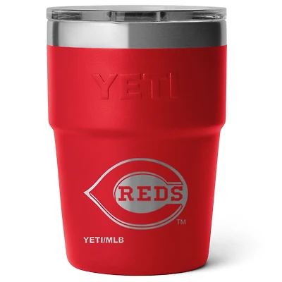 YETI Cincinnati Reds 16oz. Rambler Stackable Cup with Magslider Lid