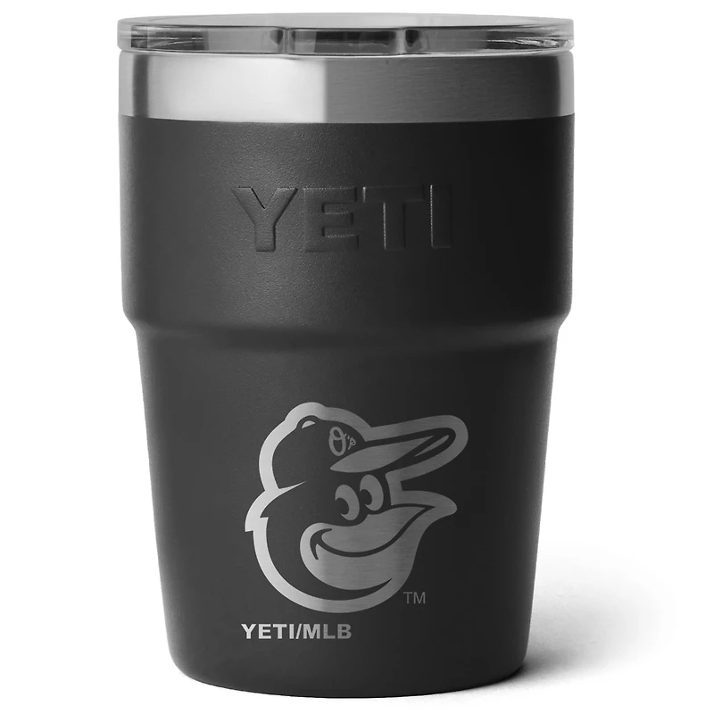 YETI Baltimore Orioles 16oz. Rambler Stackable Cup with Magslider Lid