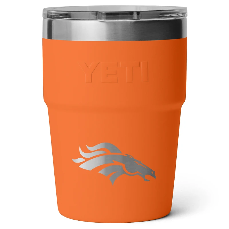 YETI Denver Broncos 16oz. Rambler Stackable Cup with Magslider Lid