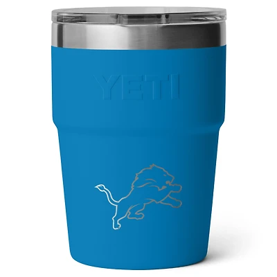 YETI Detroit Lions 16oz. Rambler Stackable Cup with Magslider Lid
