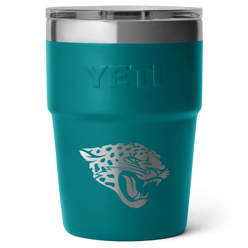 YETI Jacksonville Jaguars 16oz. Rambler Stackable Cup with Magslider Lid
