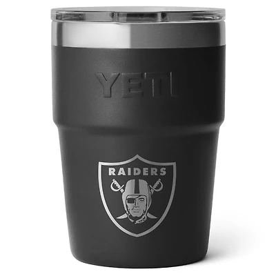 YETI Las Vegas Raiders 16oz. Rambler Stackable Cup with Magslider Lid