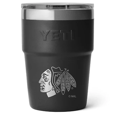 YETI Chicago Blackhawks 16oz. Rambler Stackable Cup with Magslider Lid