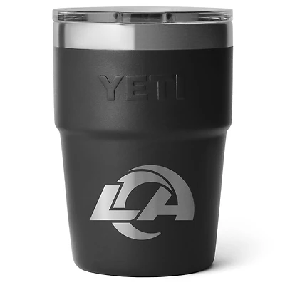 YETI Los Angeles Rams 16oz. Rambler Stackable Cup with Magslider Lid