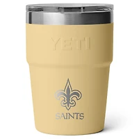 YETI New Orleans Saints 16oz. Rambler Stackable Cup with Magslider Lid