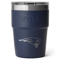 YETI New England Patriots 16oz. Rambler Stackable Cup with Magslider Lid
